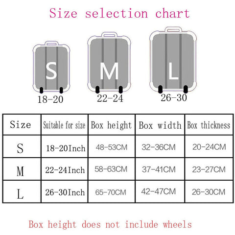 Image of Elastic Fabric luggage Cover Travel Accessories Cute Kids