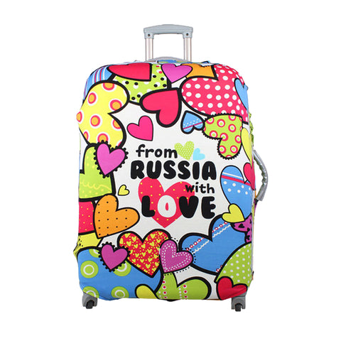Image of Elastic Fabric luggage Cover Travel Accessories Cute Kids